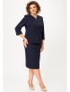 Юбочный костюм артикул: 723+536 темно-синий от БелЭльСтиль - вид 7