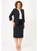 Юбочный костюм артикул: 723+536 черный от БелЭльСтиль - вид 7