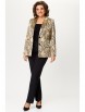 Брючный костюм артикул: 412+596 золото+черный от БелЭльСтиль - вид 4