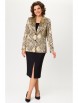 Юбочный костюм артикул: 412+597 золото+черный от БелЭльСтиль - вид 6