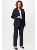 Брючный костюм артикул: 866+596 темно-синий от БелЭльСтиль - вид 1