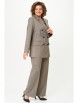Брючный костюм артикул: 848+601 елочка коричневая от БелЭльСтиль - вид 5