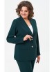 Брючный костюм артикул: 412+596 изумруд от БелЭльСтиль - вид 4
