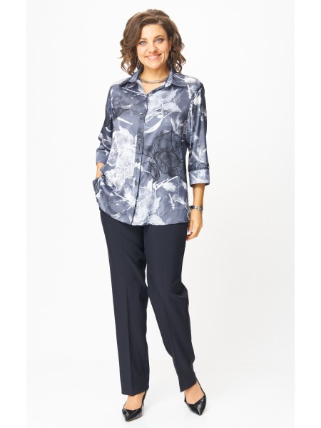 877+596 синий принт+синий