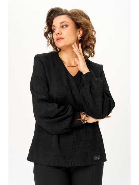 879 черный принт