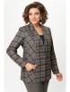 Жакет артикул: 412 клетка красно-коричневая от БелЭльСтиль - вид 1