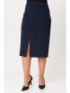 Юбка артикул: 597 синий однотон от БелЭльСтиль - вид 1