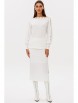Юбочный костюм артикул: 818 молочный от VIZAVI - вид 2