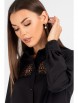 Блузка артикул: 737 черный от VIZAVI - вид 5