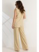 Брючный костюм артикул: 2579 песочный от Магия Моды - вид 2