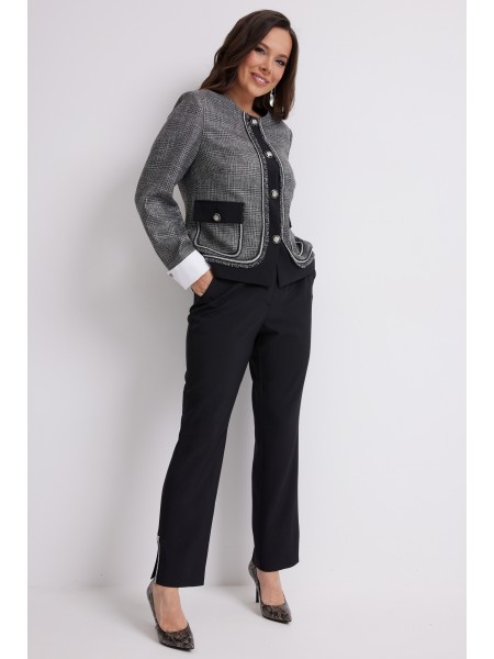 2629 серый+черный