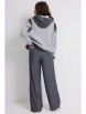 Брючный костюм артикул: 2631 серый от Магия Моды - вид 2