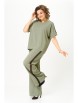 Брючный костюм артикул: 2124 зеленый от Rumoda - вид 9