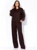Брючный костюм артикул: 1403 шоколад от ТАиЕР - вид 5