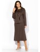 Юбочный костюм артикул: 1409 капучино от ТАиЕР - вид 1