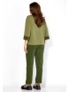 Брючный костюм артикул: 1381 олива от ТАиЕР - вид 2
