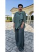 Брючный костюм артикул: 25953 зеленый от Vittoria Queen - вид 4