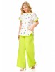 Брючный костюм артикул: M-7517 лайм от T&N - вид 4