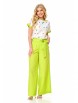 Брючный костюм артикул: M-7517 лайм от T&N - вид 1