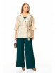 Брючный костюм артикул: М-7682 золото-зелень от T&N - вид 11
