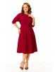 Нарядное платье артикул: M-7624 бордо от T&N - вид 6