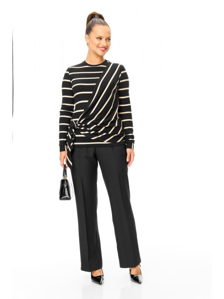 М-7702 дизайн «полоска» и черный