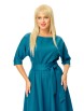 Нарядное платье артикул: M-7624 темная бирюза от T&N - вид 6