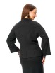Кофта, джемпер артикул: М-7716 черный с блеском от T&N - вид 2
