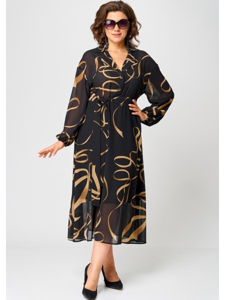 7322 черный с принтом