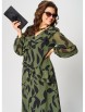 Нарядное платье артикул: 7122А принт олива от Eva Grant - вид 3