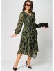Нарядное платье артикул: 7122А принт олива от Eva Grant - вид 1