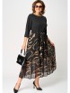 Нарядное платье артикул: 7216С черый+принт от Eva Grant - вид 15
