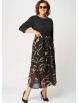 Нарядное платье артикул: 7216С черый+принт от Eva Grant - вид 7