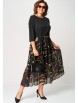 Нарядное платье артикул: 7216С черый+принт от Eva Grant - вид 11