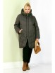 Пальто артикул: 2204 серо-зеленый от Shetti - вид 4