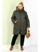 Пальто артикул: 2204 серо-зеленый от Shetti - вид 9