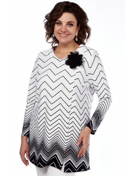 4046 белый с черным принтом