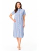 Платье артикул: 1048 голубая полоска от Abbi - вид 6