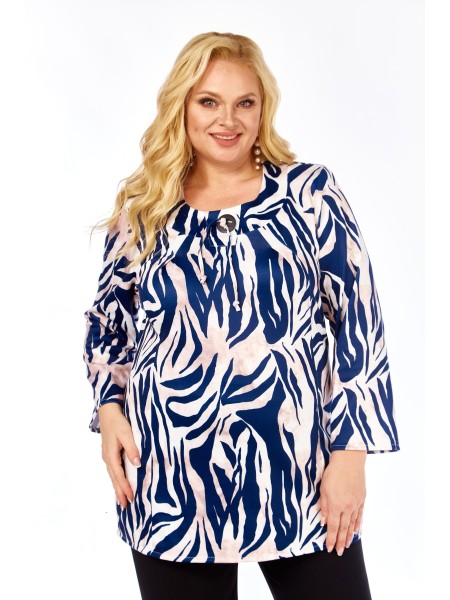 4072 сине-кремовая гамма