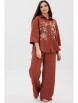 Брючный костюм артикул: 3123 терракот от Ma Сherie - вид 12