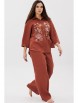 Брючный костюм артикул: 3123 терракот от Ma Сherie - вид 10