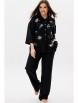 Брючный костюм артикул: 3140 черный от Ma Сherie - вид 1