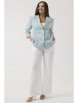 Брючный костюм артикул: 3133 мятный+белый от Ma Сherie - вид 12