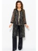 Брючный костюм артикул: 1592 черный+золото от FITA - вид 8