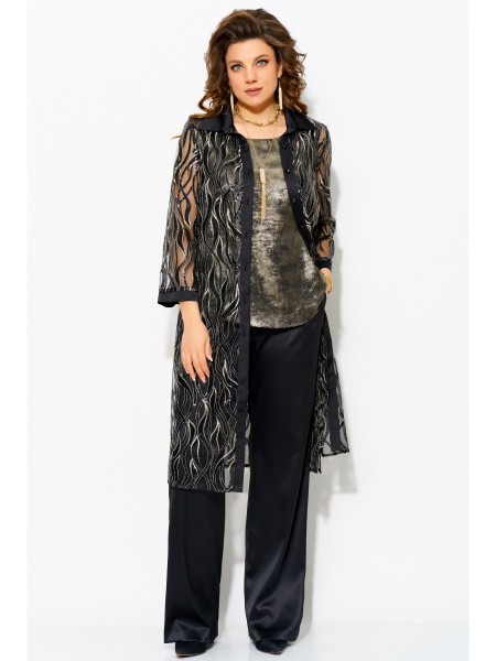 1592 черный+золото