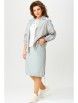 Юбочный костюм артикул: 4031 серо-мятный от FITA - вид 8
