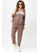 Спортивный костюм артикул: 1863 шоколадно-бежевый от FITA - вид 7