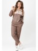 Спортивный костюм артикул: 1863 шоколадно-бежевый от FITA - вид 1
