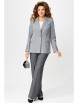 Брючный костюм артикул: 3091 графит+серый от FITA - вид 1