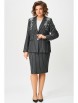 Юбочный костюм артикул: 4103 темный графит от FITA - вид 1